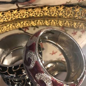 Two Hinged Bracelets